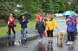 Students, teachers and parents participate in the annual Walk-A-Thon