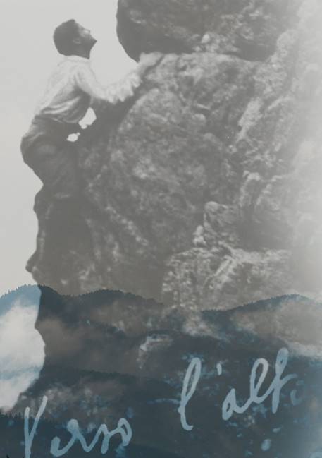 Blessed Pier Giorgio Frasatti climbing a mountain take from his website