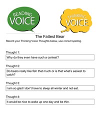 sample reading voice page