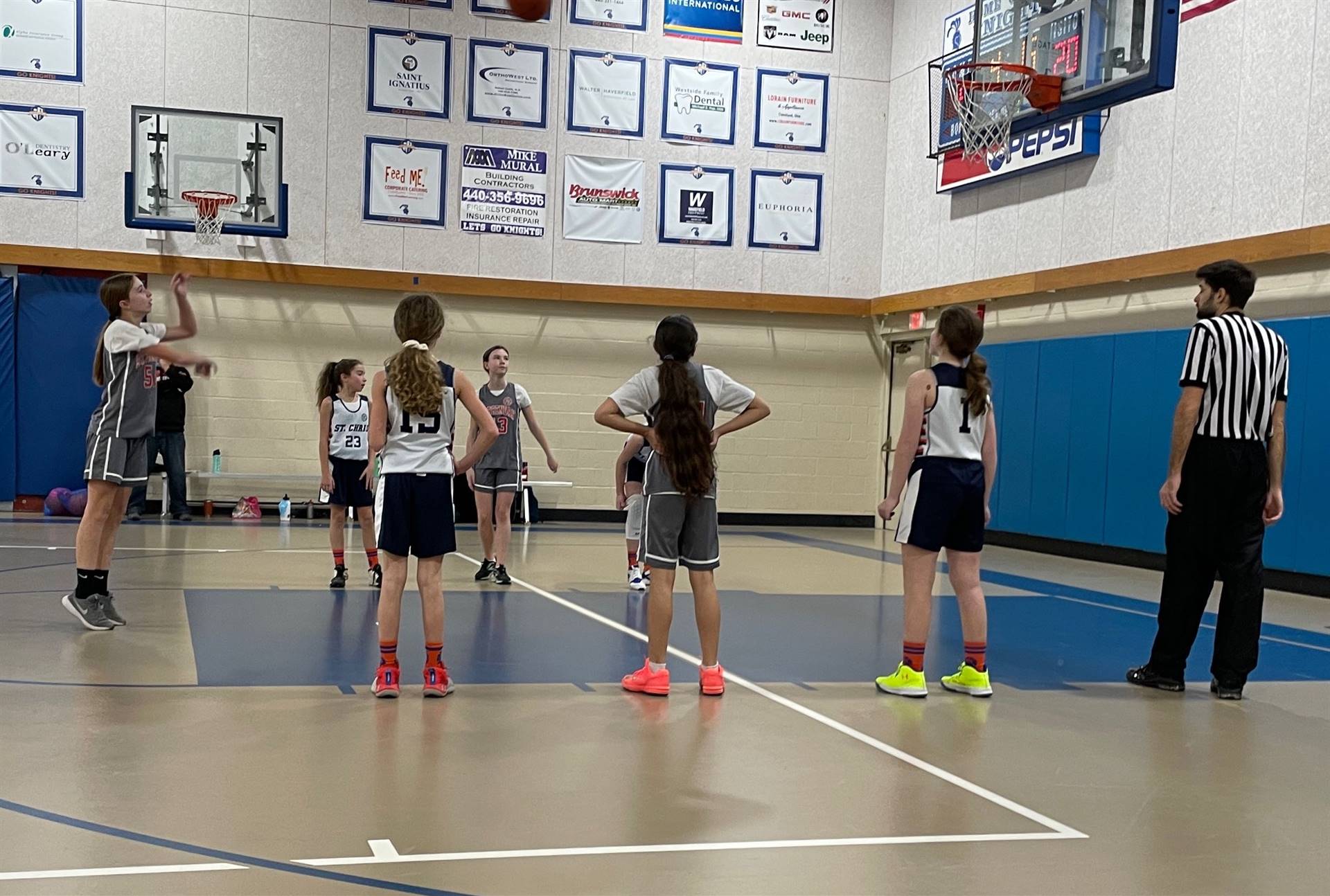 girls CYO basketball