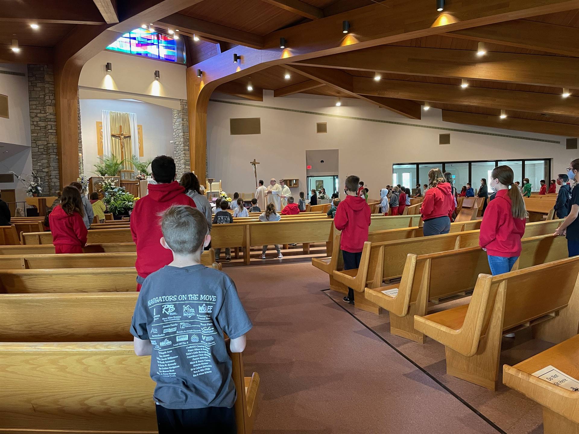 all school mass