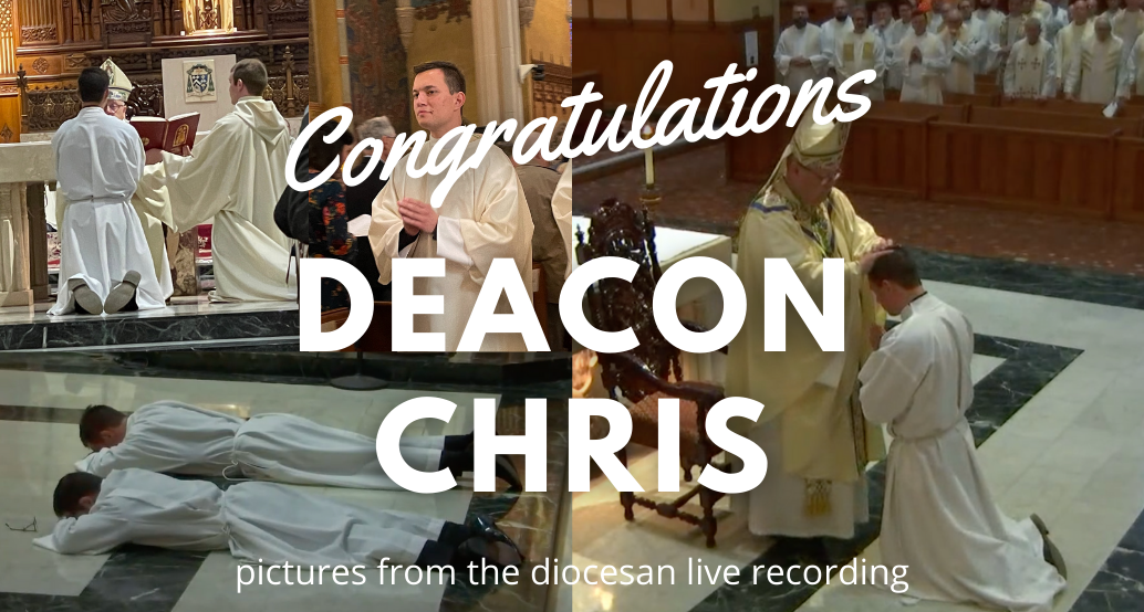 congratulation deacon chris