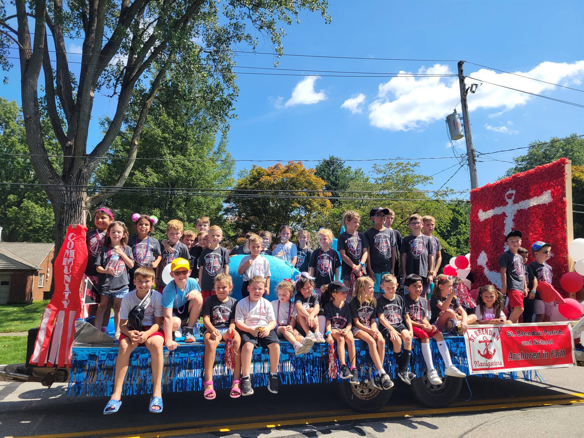 St. Brendan Families walk in the North Olmsted Homedays parade