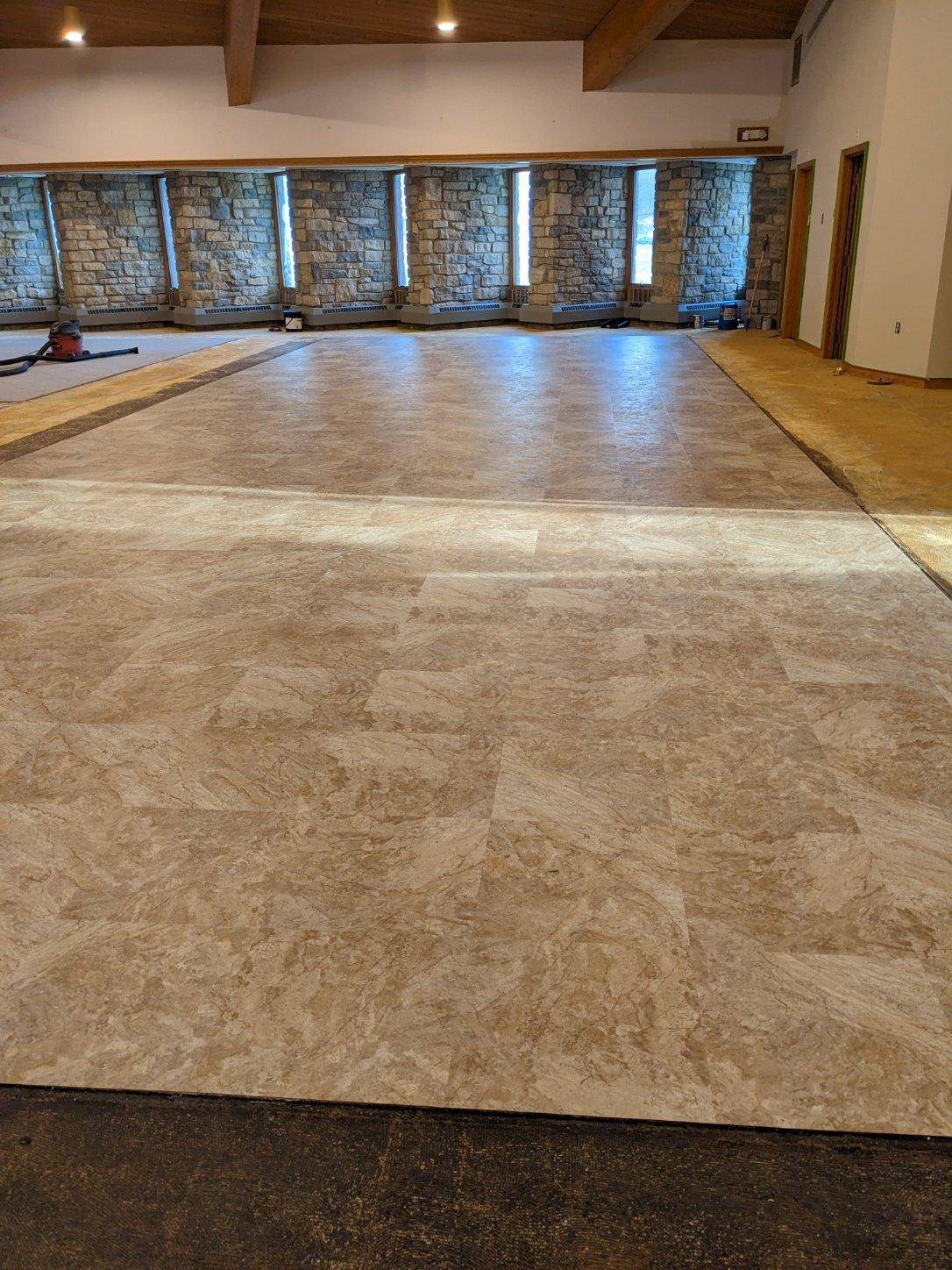 flooring removed
