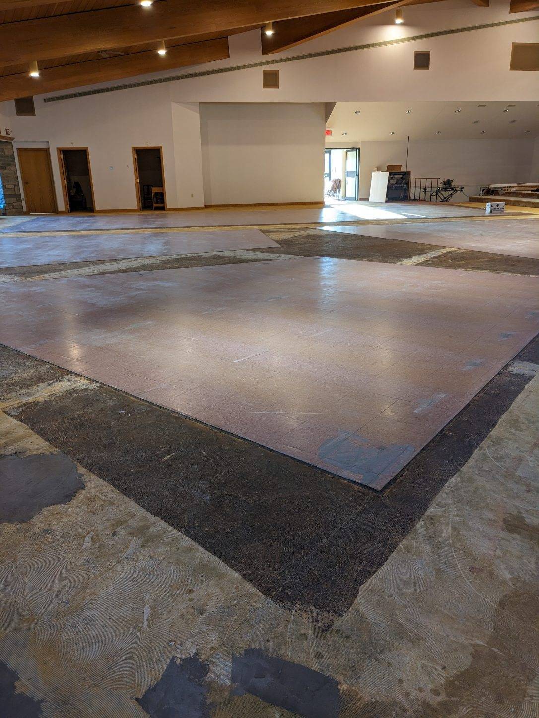 empty church floor