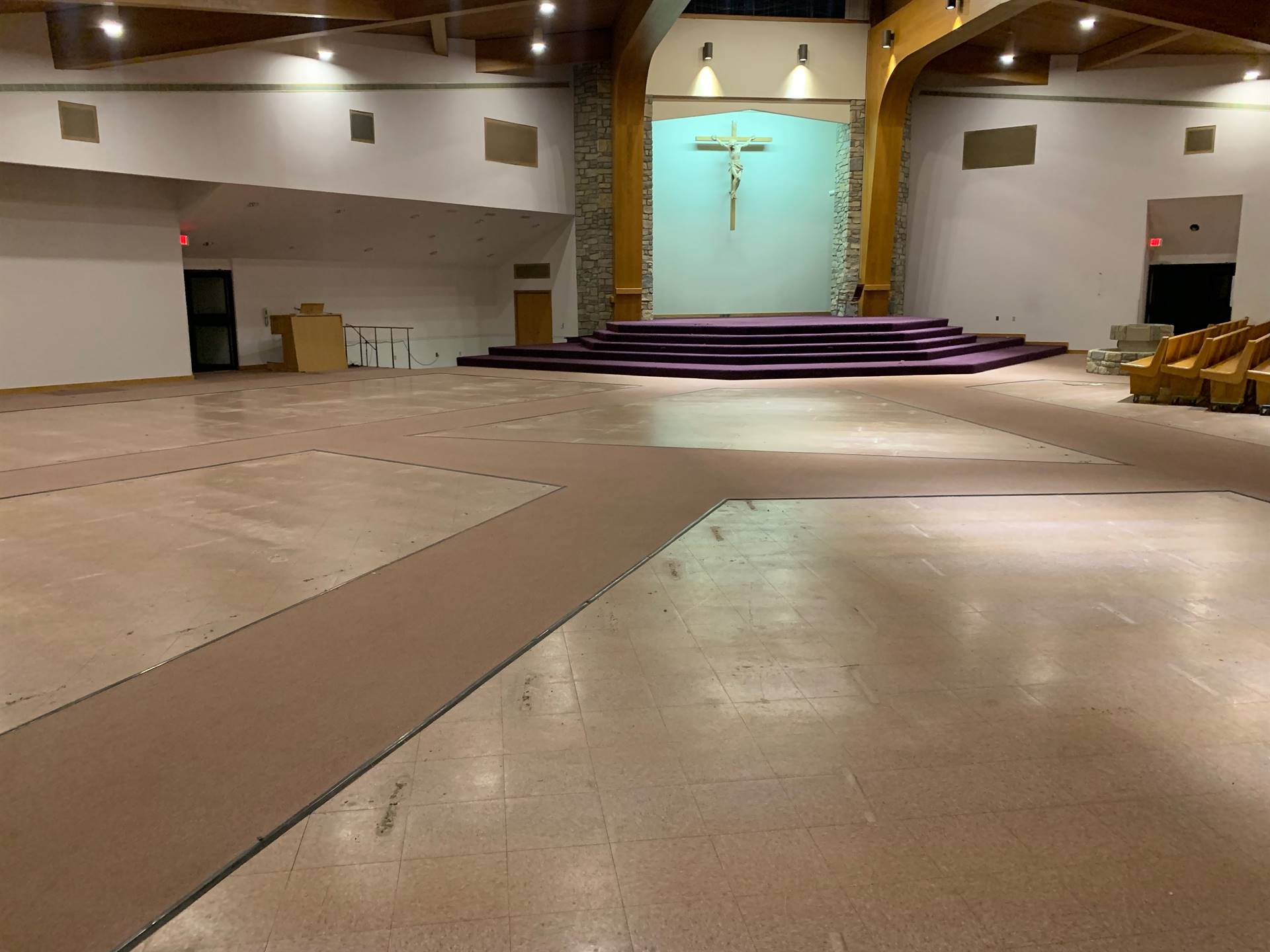 church remodel progress