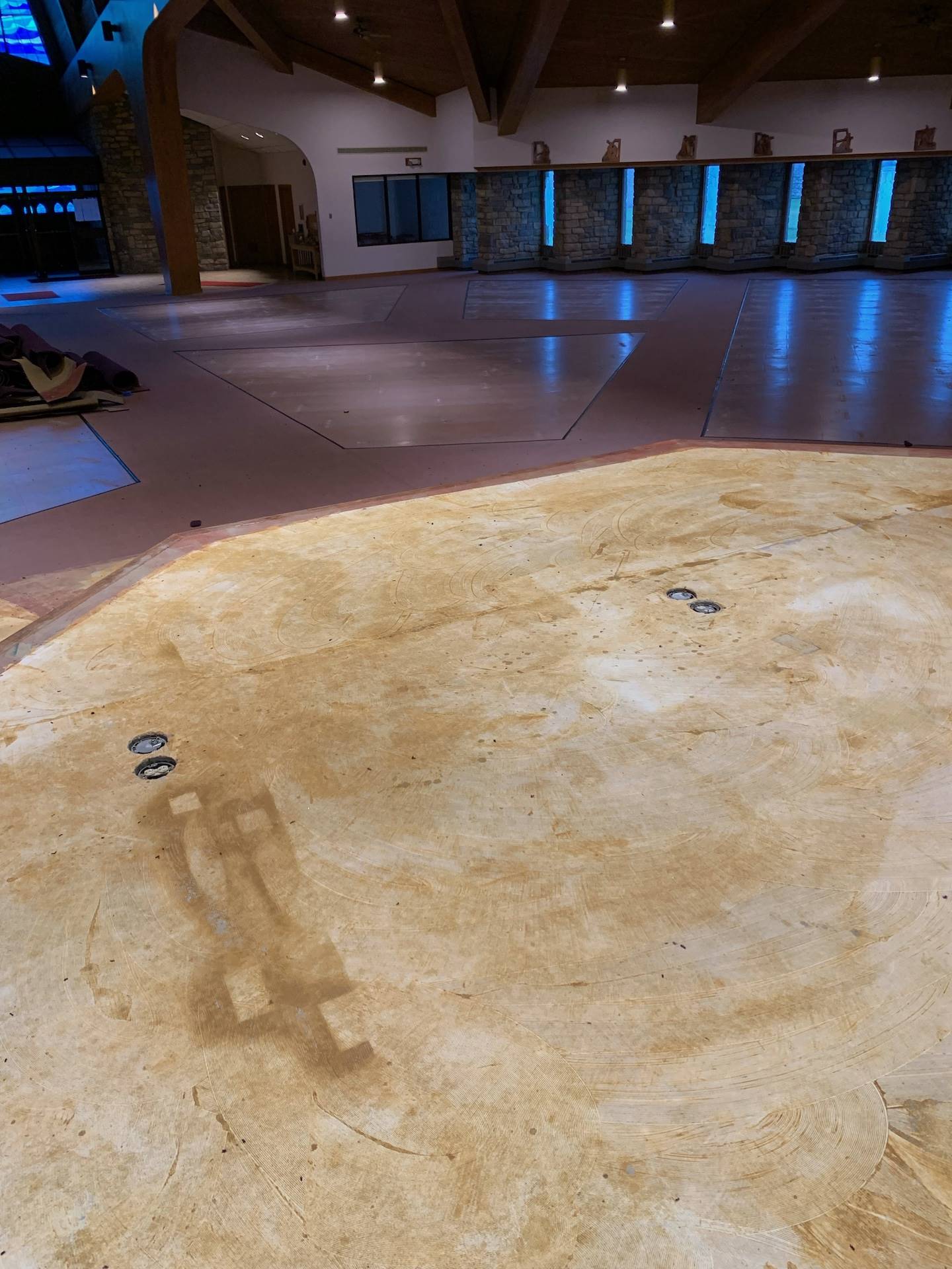 church remodel progress