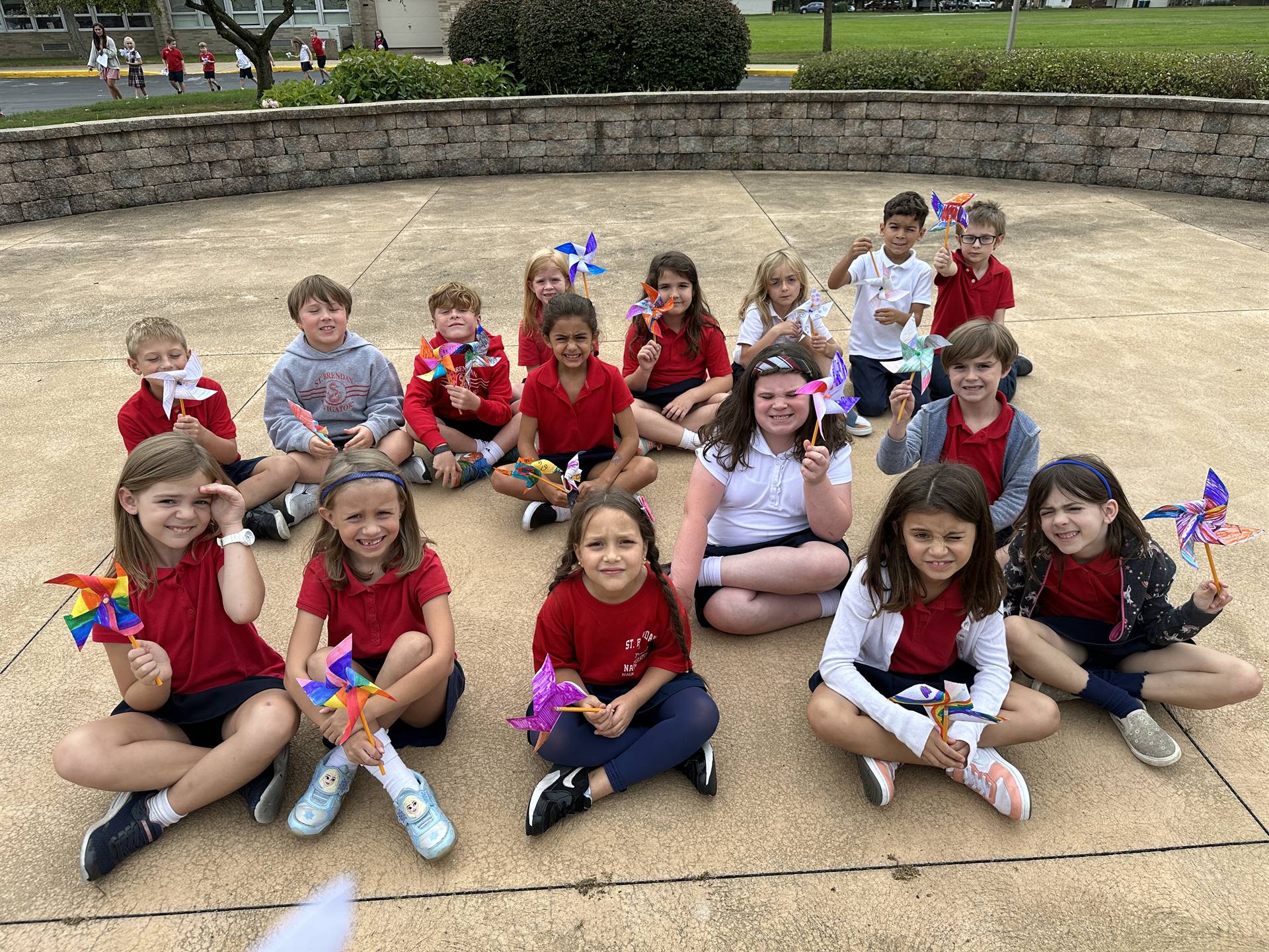 pinwheels for peace prayer service