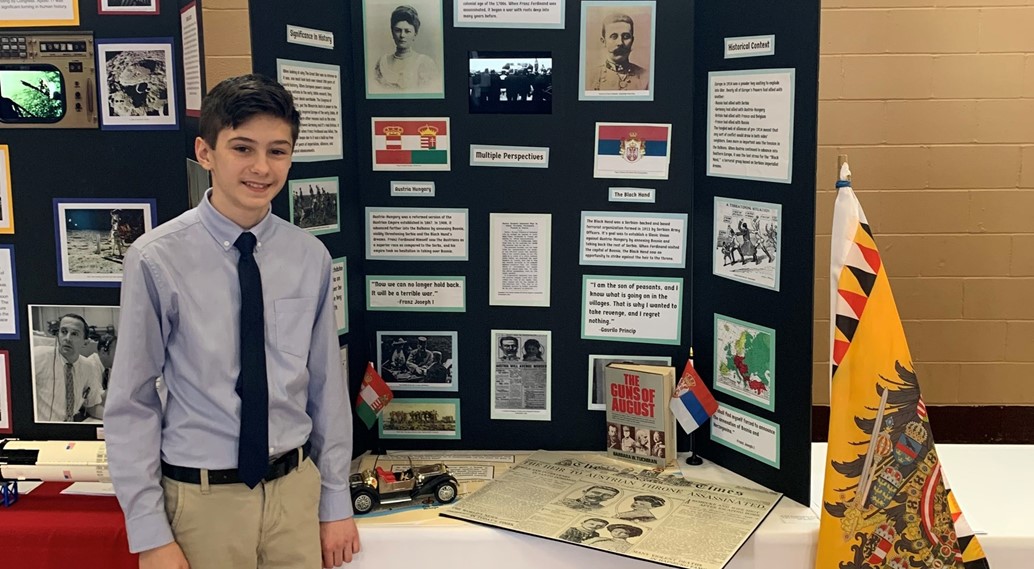 student competes in national history day