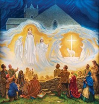 apparition depiction of our lady of knock